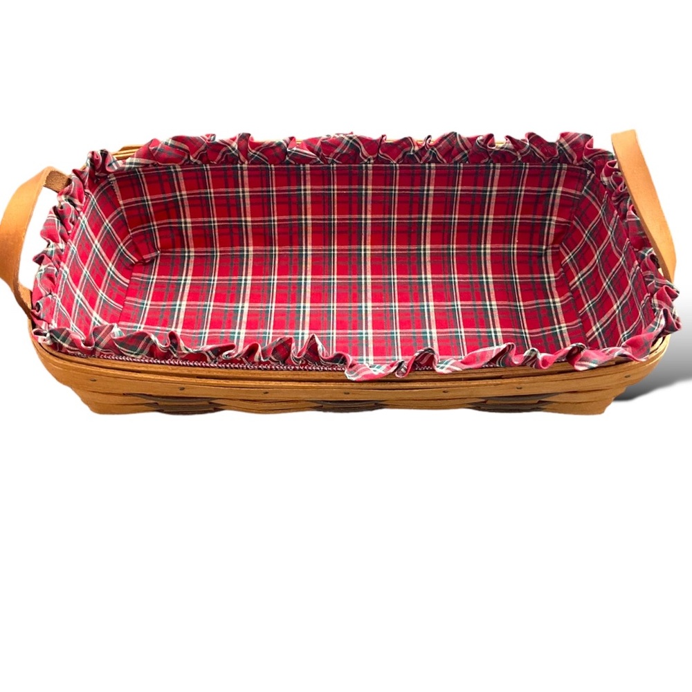 1991 Retired Longaberger Handwoven Basket with Liner
